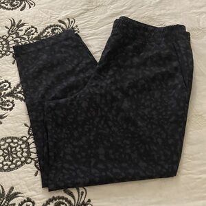 GAP Black Patterned Joggers